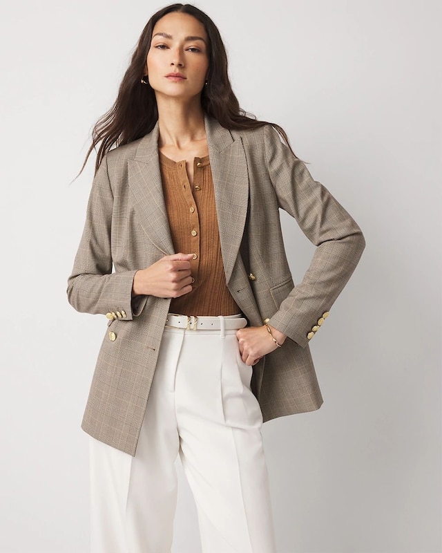 Taupe Plaid
