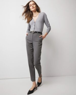 WHBM? Elle Slim Ankle in Pinstripe