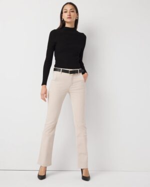 Pret Zip Hem High Rise Bootcut Jean