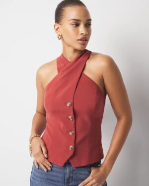 Crossover Halter Vest