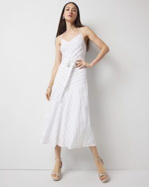 Tie-Waist Halter Dress