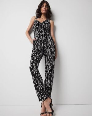 Jersey-Knit High-Rise Tapered Ankle Pants