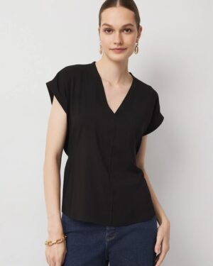 Tie Back Satin Top