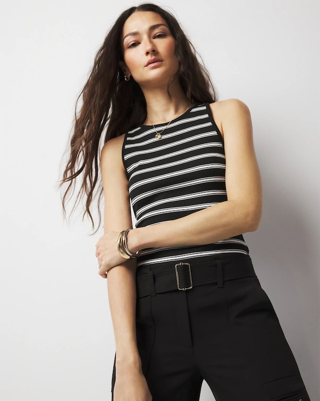 Margo Stripe Black