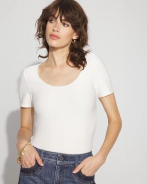 WHBM FORME Seamless Ribbed Tee